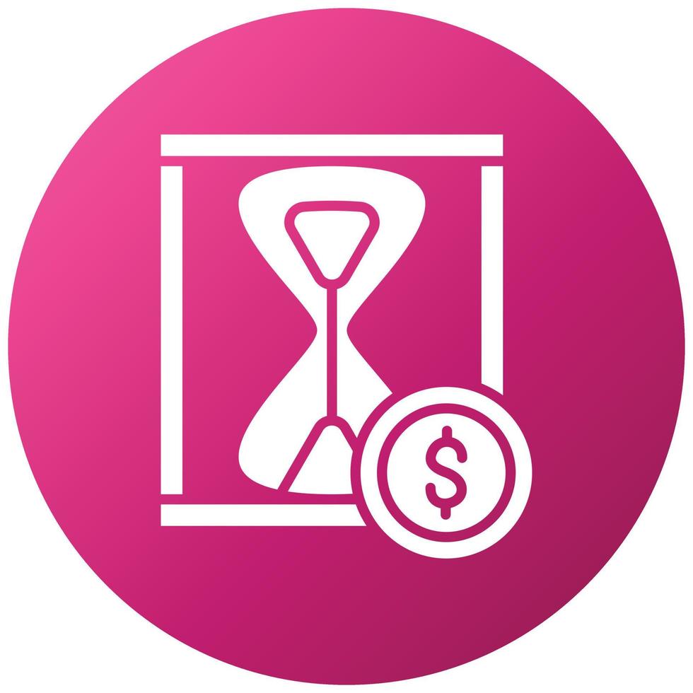 Time is Money Icon Style vector