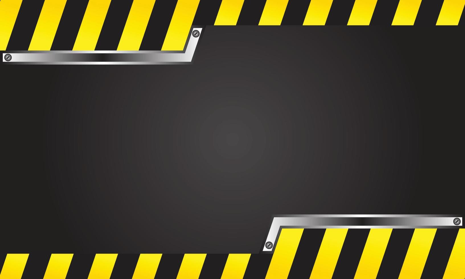 Construction Backround - Yellow Line Striped vector