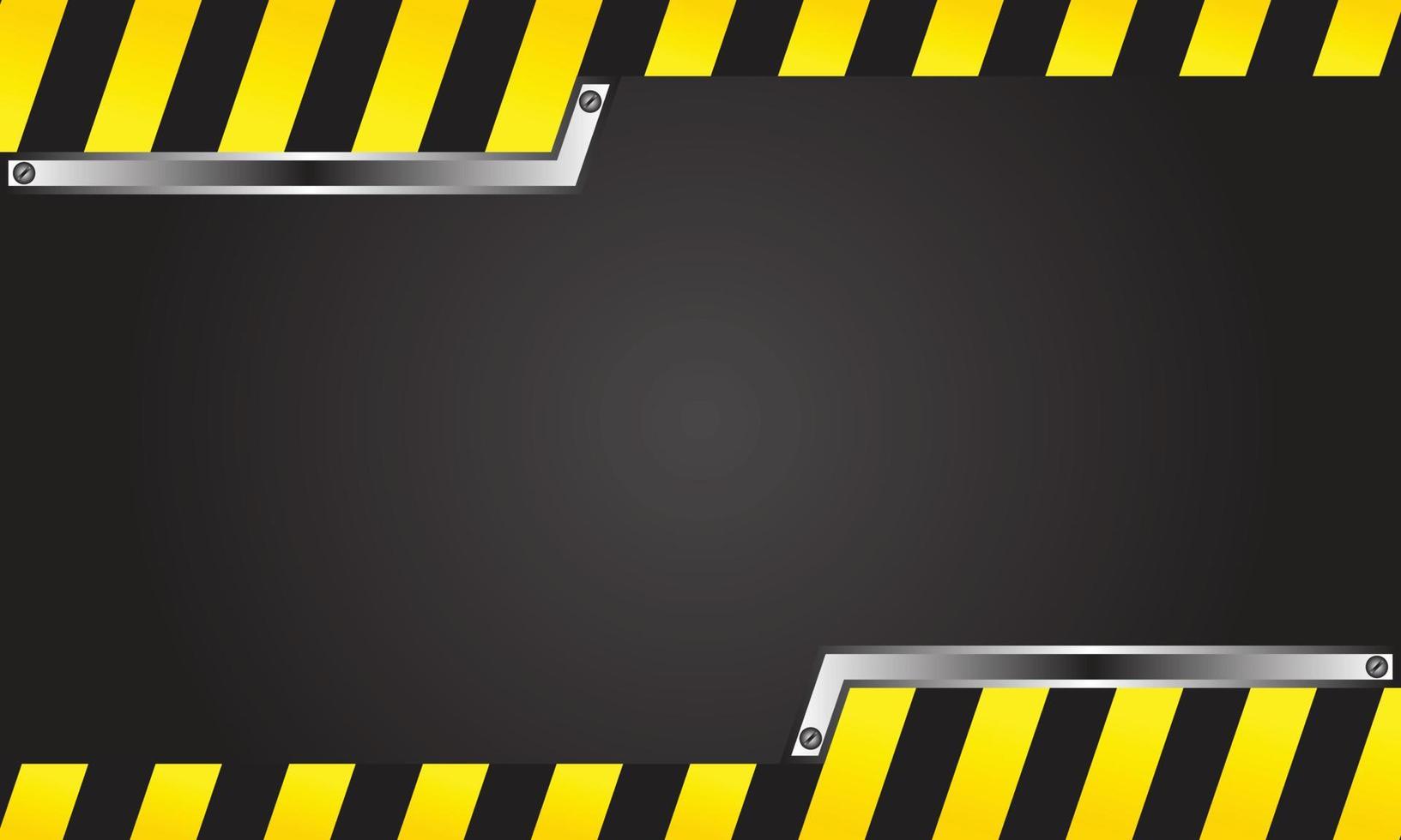 Construction Backround - Yellow Line Striped vector