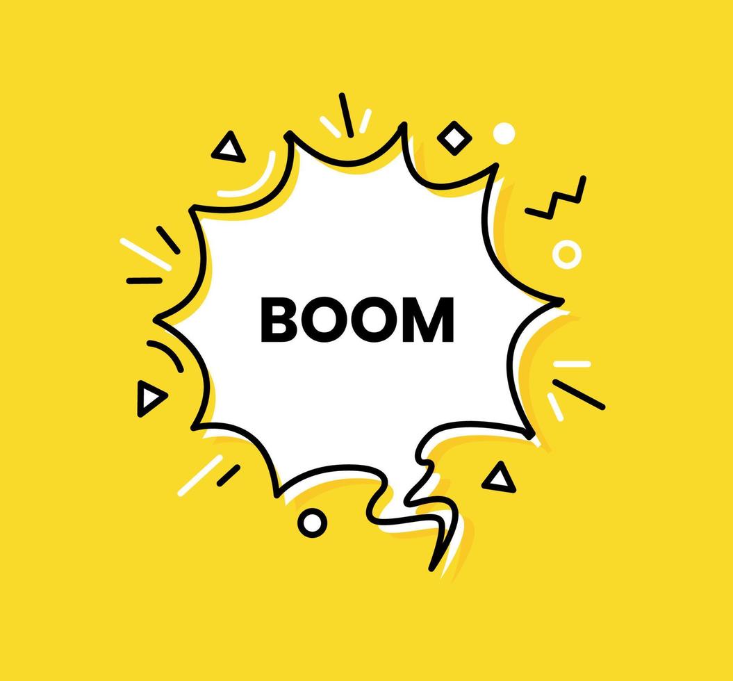 Welcome, speech bubble. Explosion burst design, fun speech bubble. vector