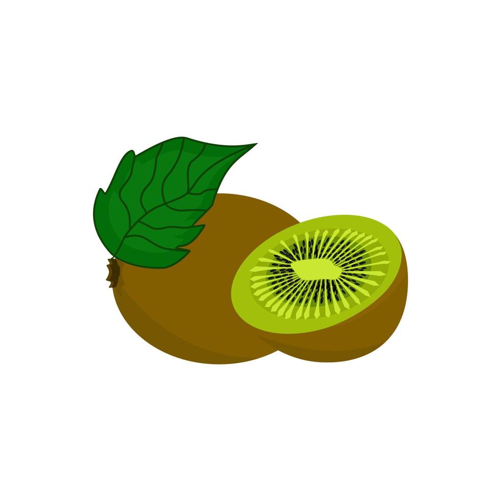 el vector de kiwi fresco es perfecto para complementar el diseño temático de frutas