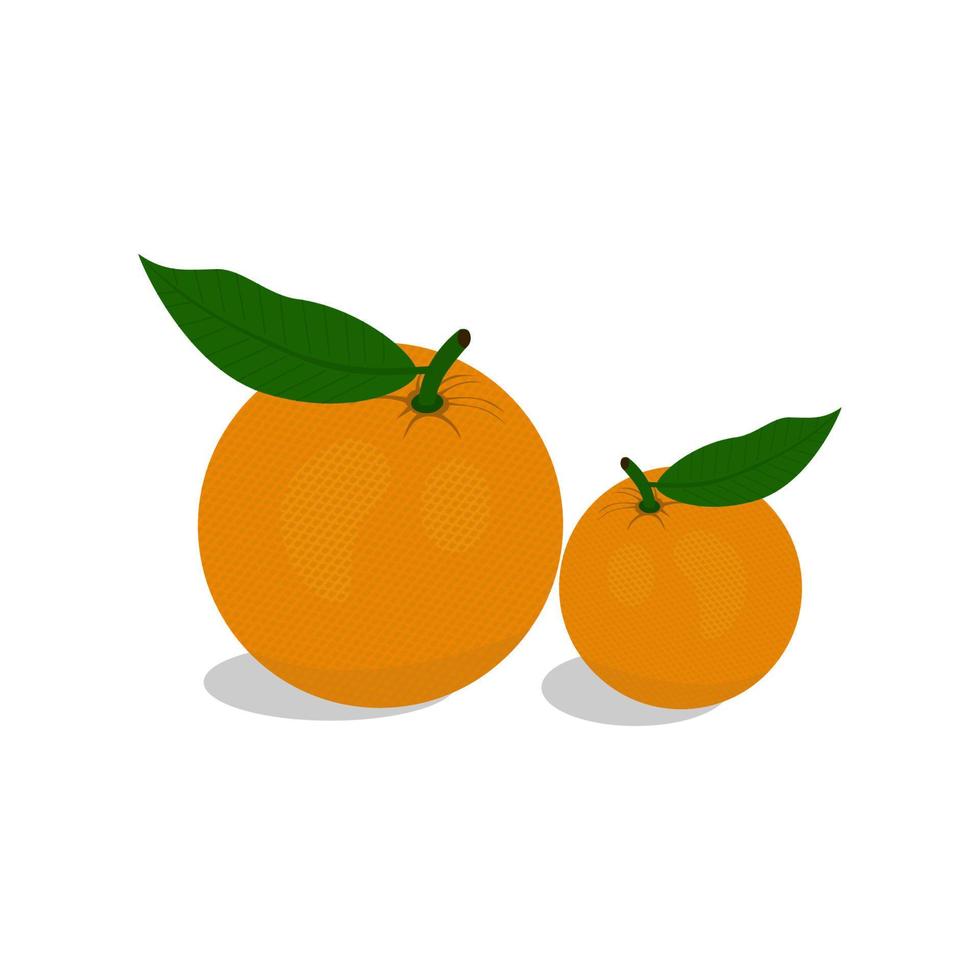 vector naranja fresco perfecto para una adición de diseño con temas de frutas