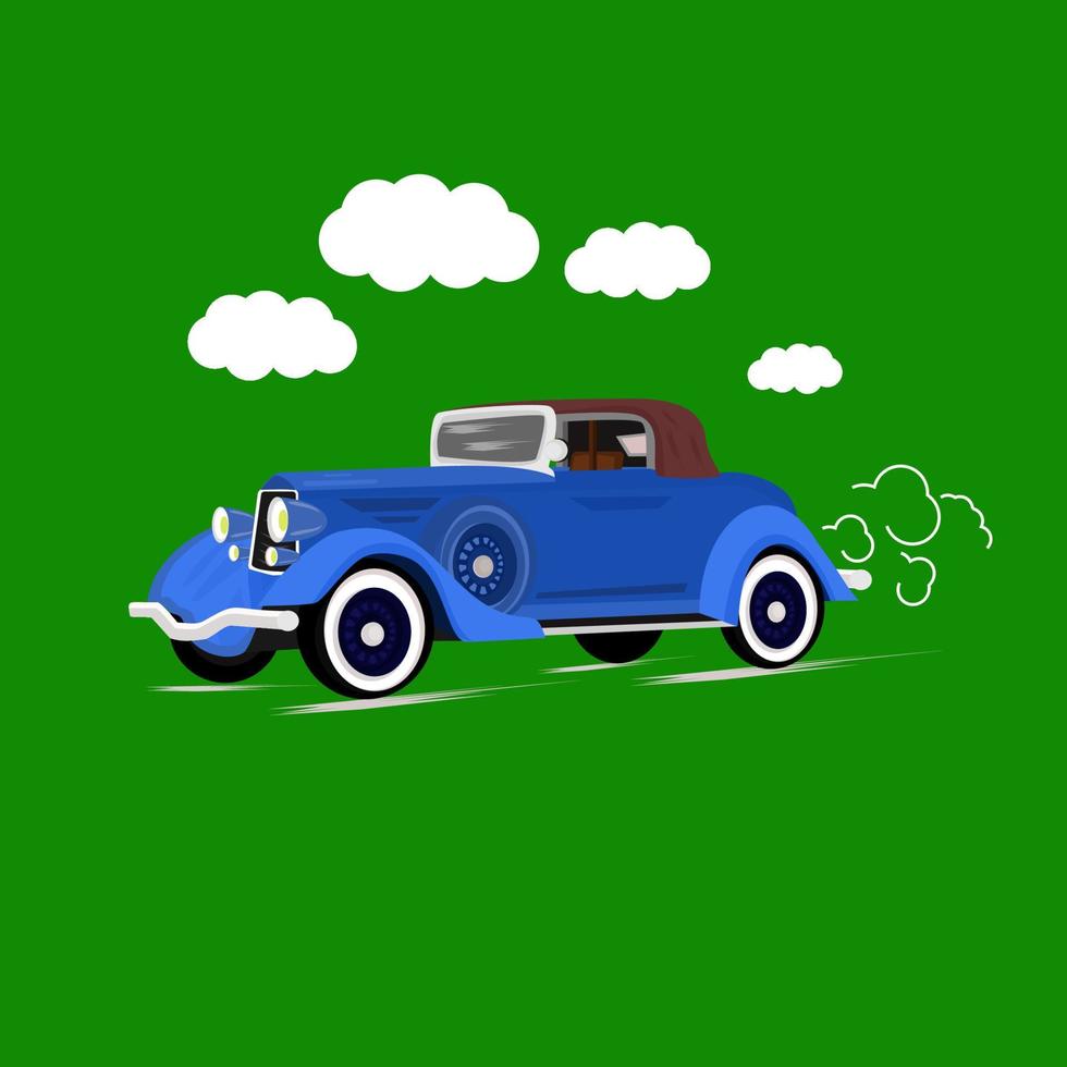 classic car vectors are suitable for completing design needs such as book cover flyers