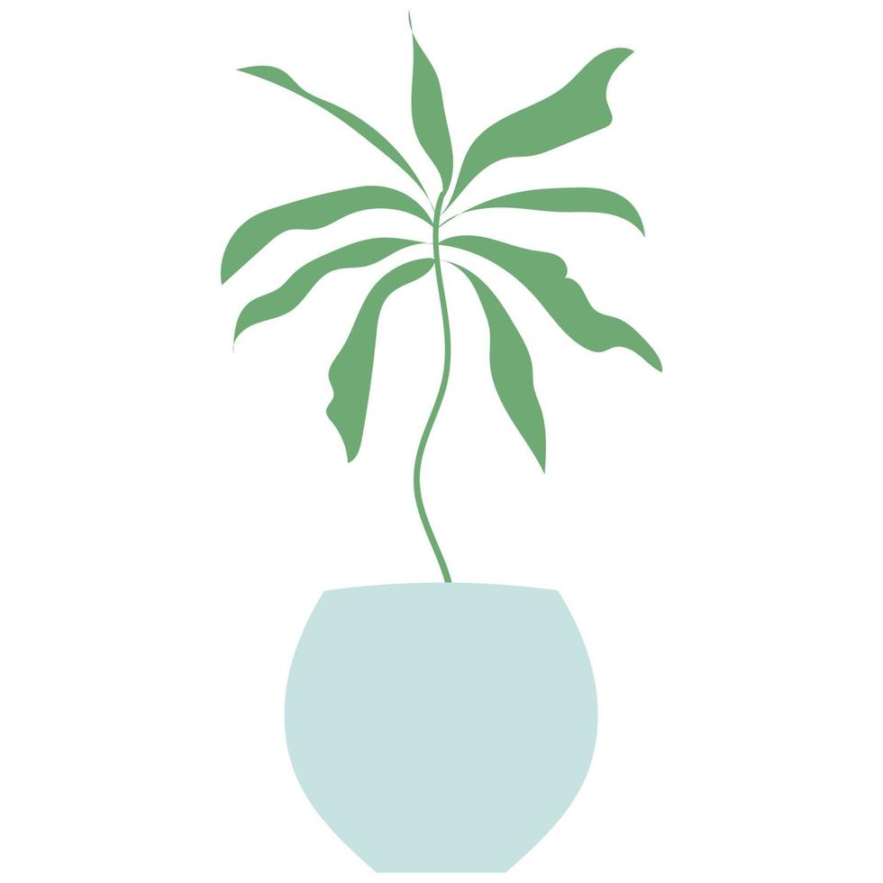 ilustración de planta de casa con estilo plano vector