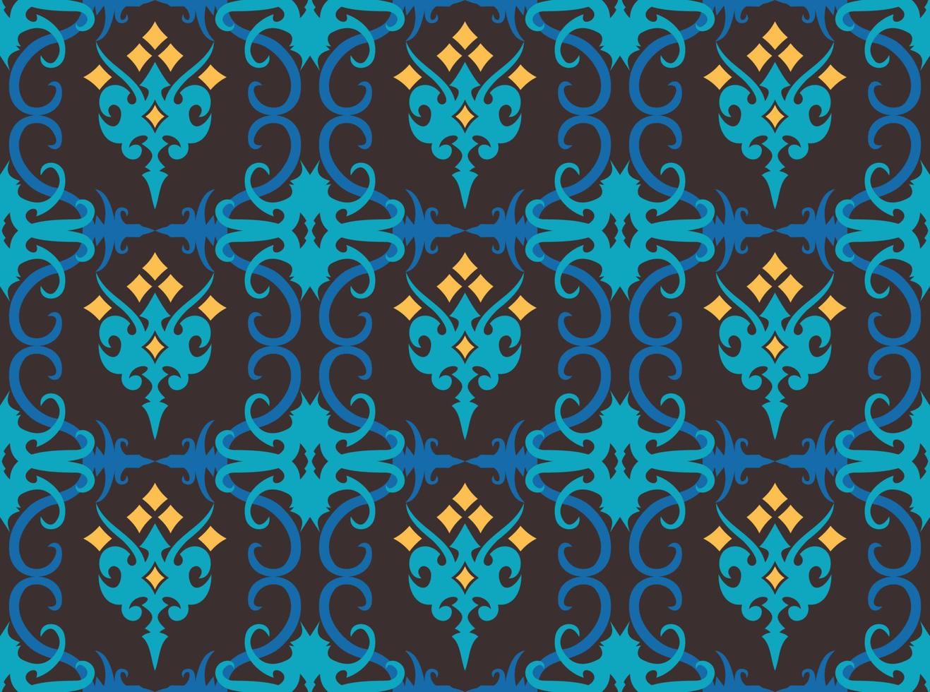 Seamless patern of dayak ethnic pattern.traditional Indonesian fabric motif.borneo pattern. vector design inspiration. Creative textile for fashion or cloth