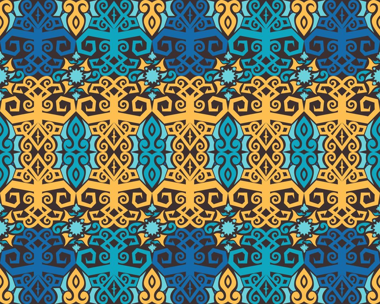 Seamless patern of dayak ethnic pattern.traditional Indonesian fabric motif.borneo pattern. vector design inspiration. Creative textile for fashion or cloth