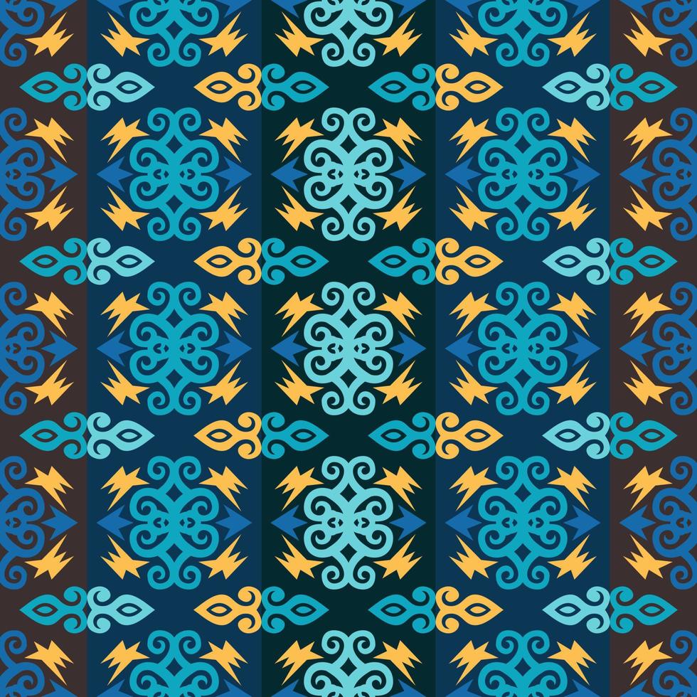 Seamless patern of dayak ethnic pattern.traditional Indonesian fabric motif.borneo pattern. vector design inspiration. Creative textile for fashion or cloth