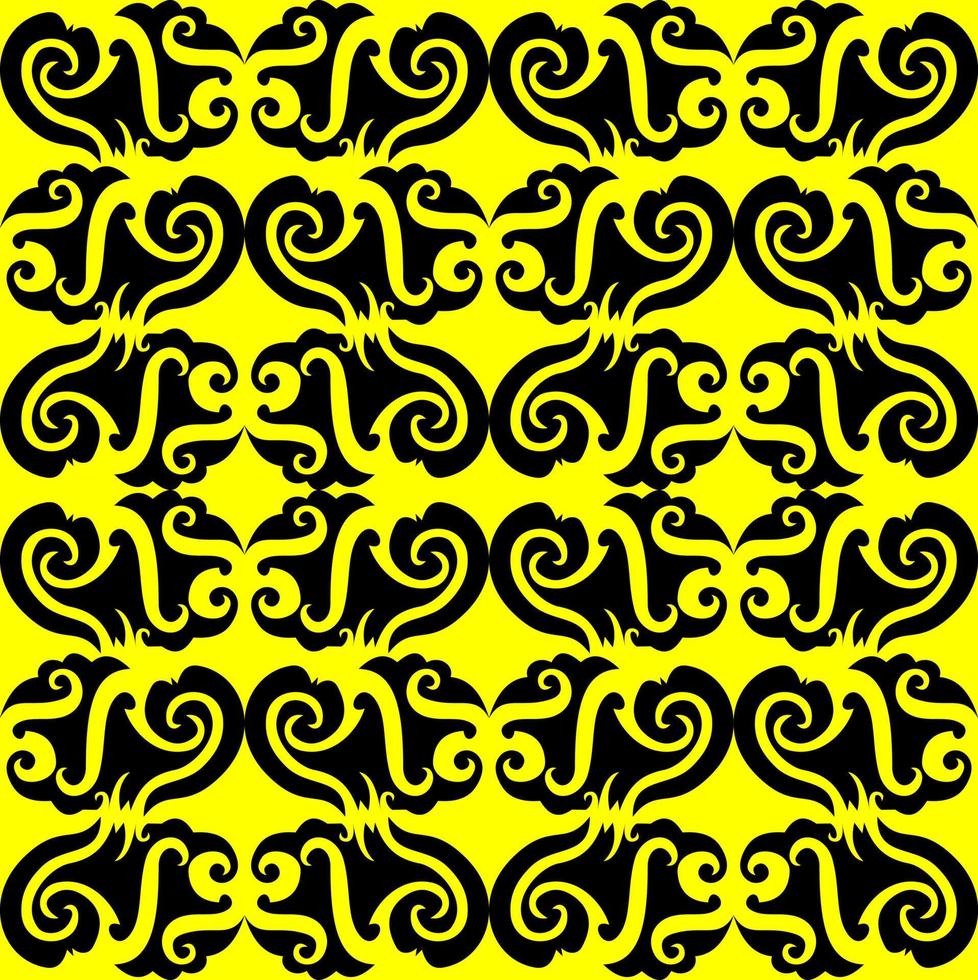 Seamless patern of dayak ethnic pattern.traditional Indonesian fabric motif.borneo pattern. vector design inspiration. Creative textile for fashion or cloth
