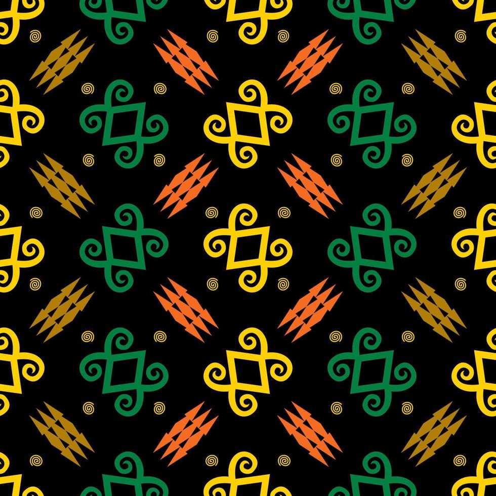 Seamless patern of dayak ethnic pattern.traditional Indonesian fabric motif.borneo pattern. vector design inspiration. Creative textile for fashion or cloth