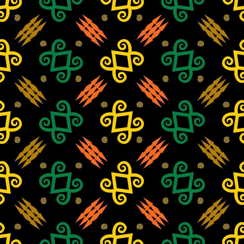 Seamless patern of dayak ethnic pattern.traditional Indonesian fabric motif.borneo pattern. vector design inspiration. Creative textile for fashion or cloth