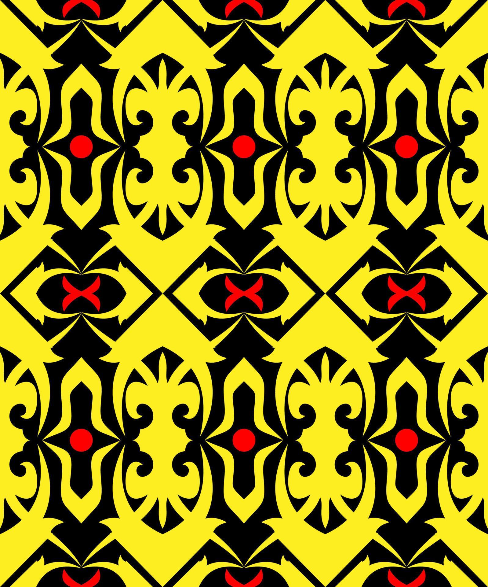 Seamless patern of dayak ethnic pattern.traditional Indonesian fabric