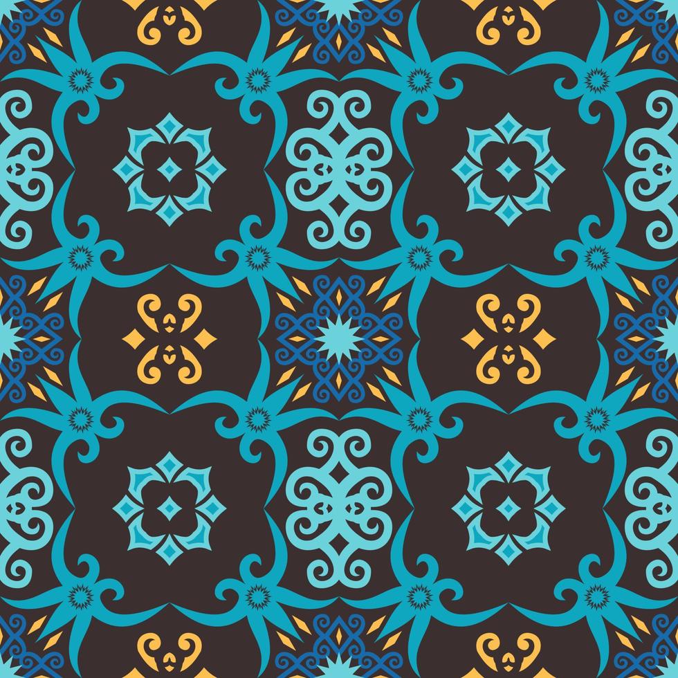 Seamless patern of dayak ethnic pattern.traditional Indonesian fabric motif.borneo pattern. vector design inspiration. Creative textile for fashion or cloth