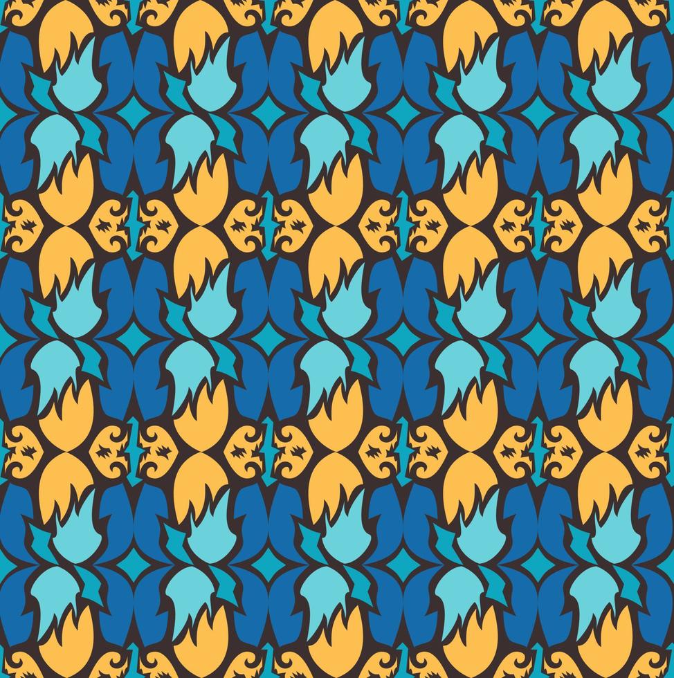 Seamless patern of dayak ethnic pattern.traditional Indonesian fabric motif.borneo pattern. vector design inspiration. Creative textile for fashion or cloth