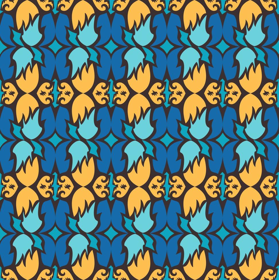 Seamless patern of dayak ethnic pattern.traditional Indonesian fabric motif.borneo pattern. vector design inspiration. Creative textile for fashion or cloth