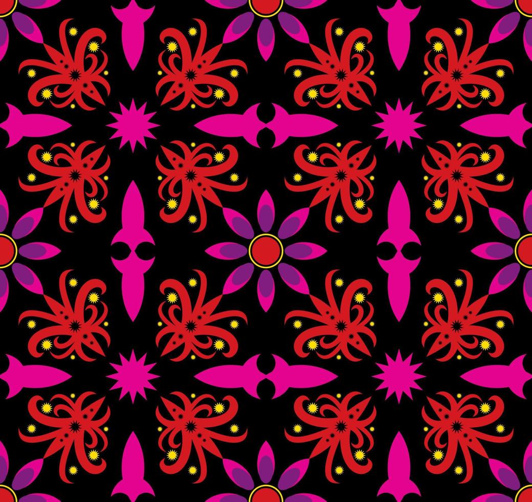Seamless patern of dayak ethnic pattern.traditional Indonesian fabric motif.borneo pattern. vector design inspiration. Creative textile for fashion or cloth