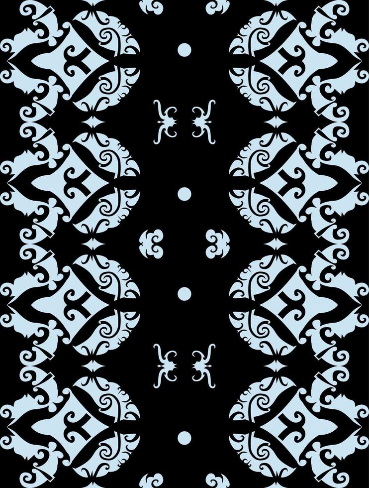 Seamless patern of dayak ethnic pattern.traditional Indonesian fabric motif.borneo pattern. vector design inspiration. Creative textile for fashion or cloth