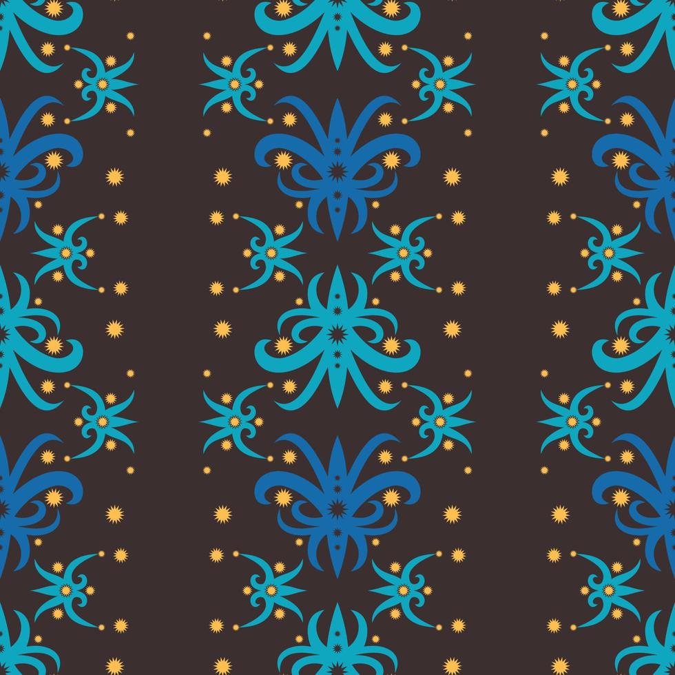 Seamless patern of dayak ethnic pattern.traditional Indonesian fabric motif.borneo pattern. vector design inspiration. Creative textile for fashion or cloth