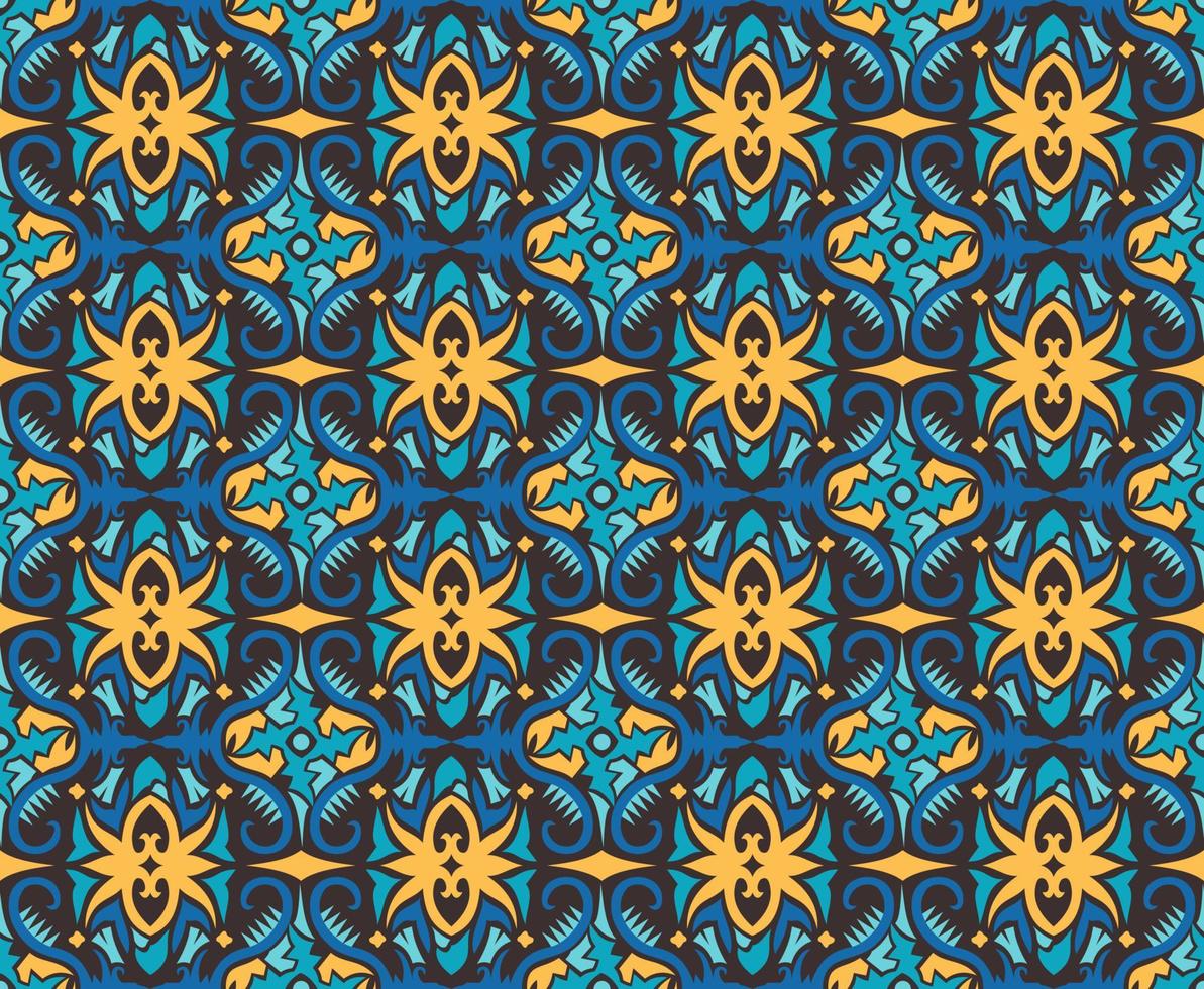 Seamless patern of dayak ethnic pattern.traditional Indonesian fabric motif.borneo pattern. vector design inspiration. Creative textile for fashion or cloth