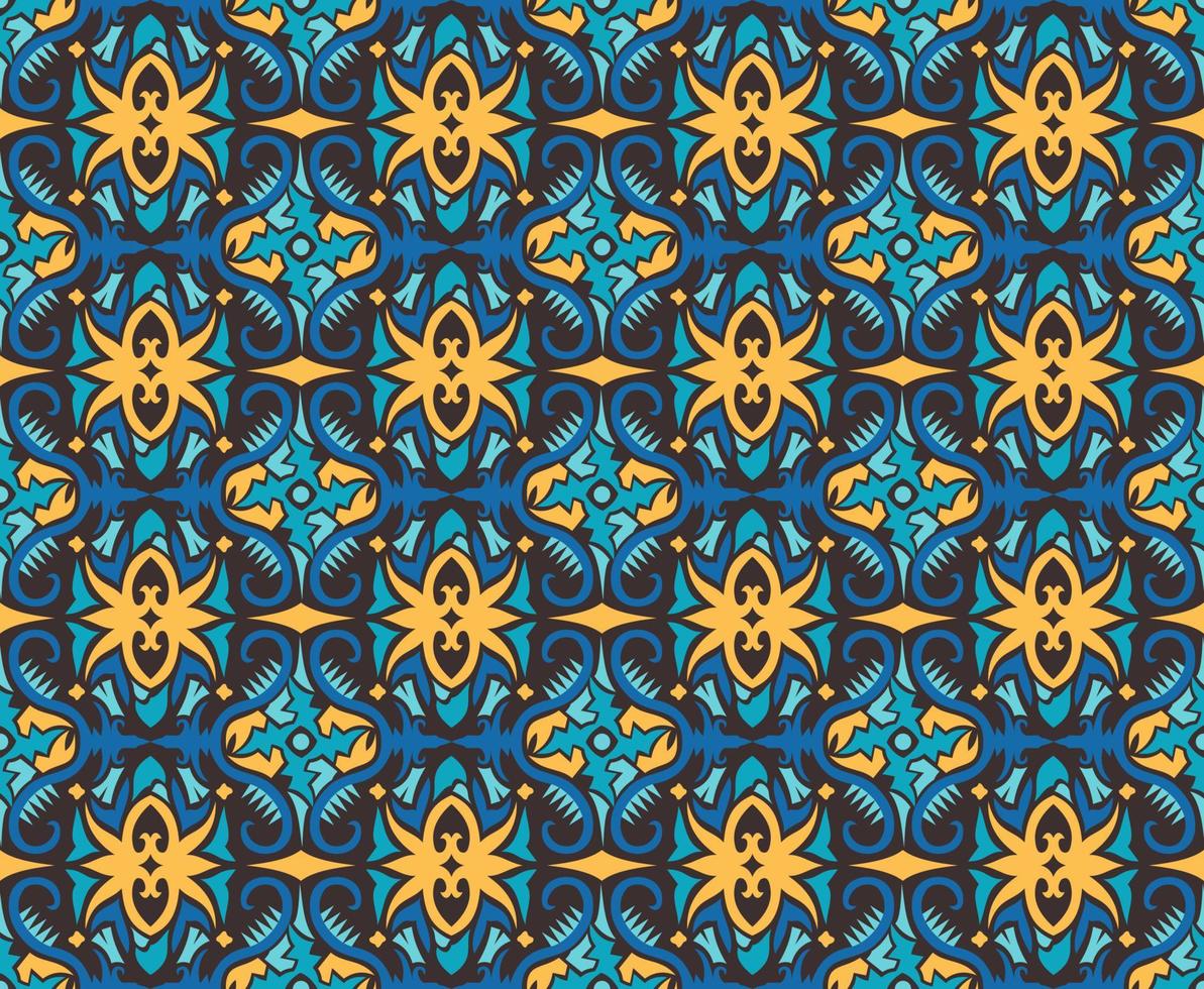 Seamless patern of dayak ethnic pattern.traditional Indonesian fabric motif.borneo pattern. vector design inspiration. Creative textile for fashion or cloth