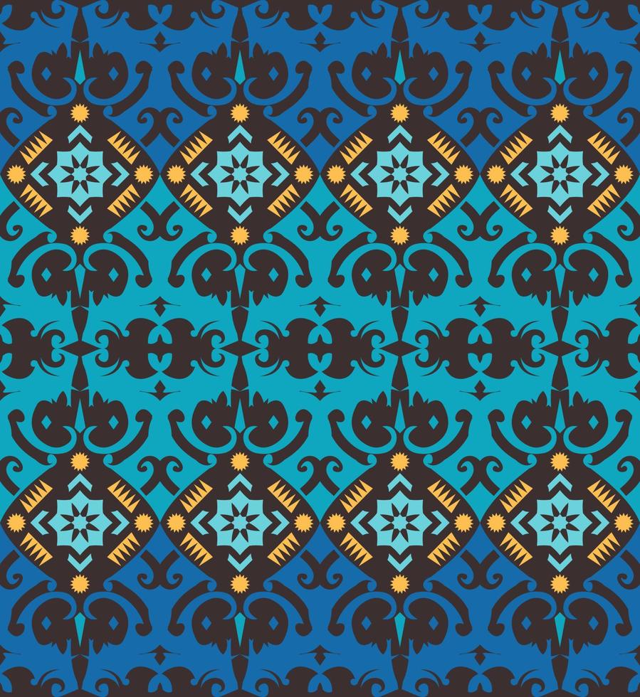 Seamless patern of dayak ethnic pattern.traditional Indonesian fabric motif.borneo pattern. vector design inspiration. Creative textile for fashion or cloth