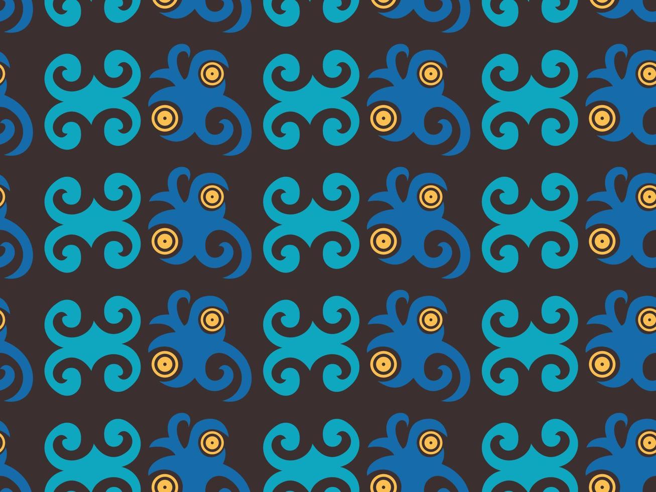 Seamless patern of dayak ethnic pattern.traditional Indonesian fabric motif.borneo pattern. vector design inspiration. Creative textile for fashion or cloth