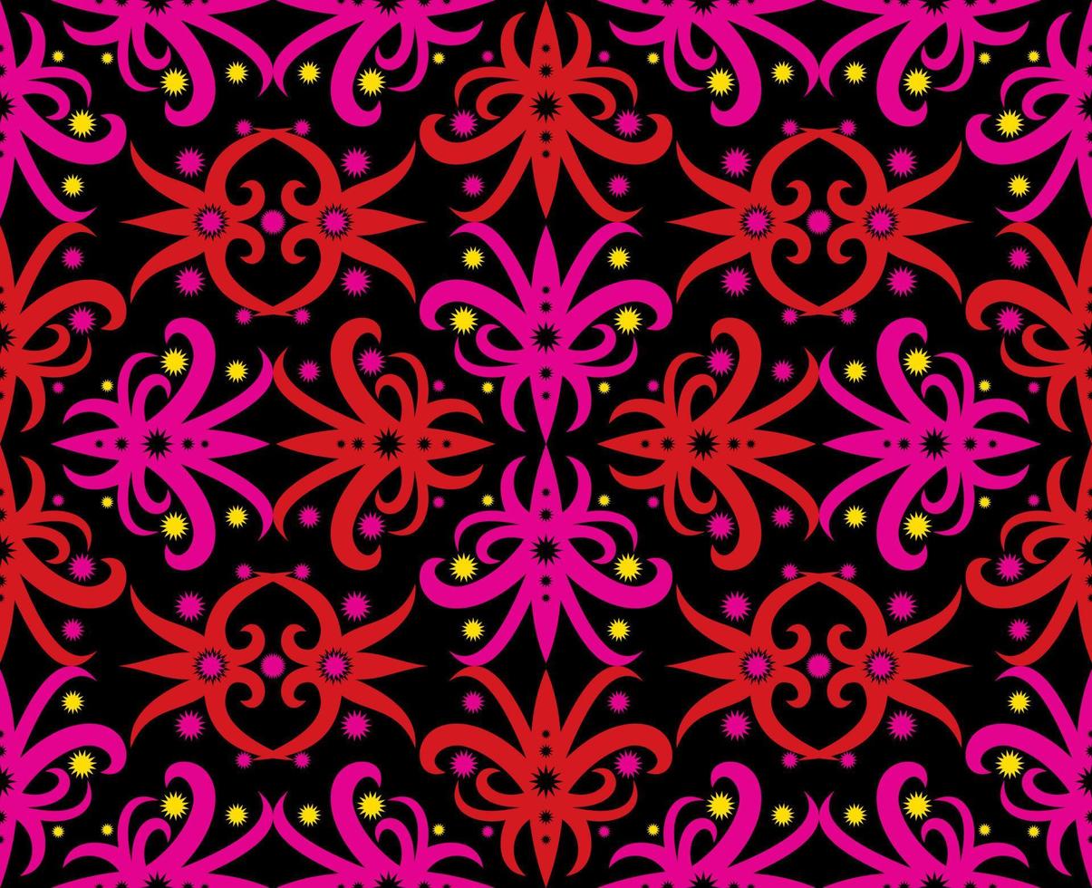 Seamless patern of dayak ethnic pattern.traditional Indonesian fabric motif.borneo pattern. vector design inspiration. Creative textile for fashion or cloth