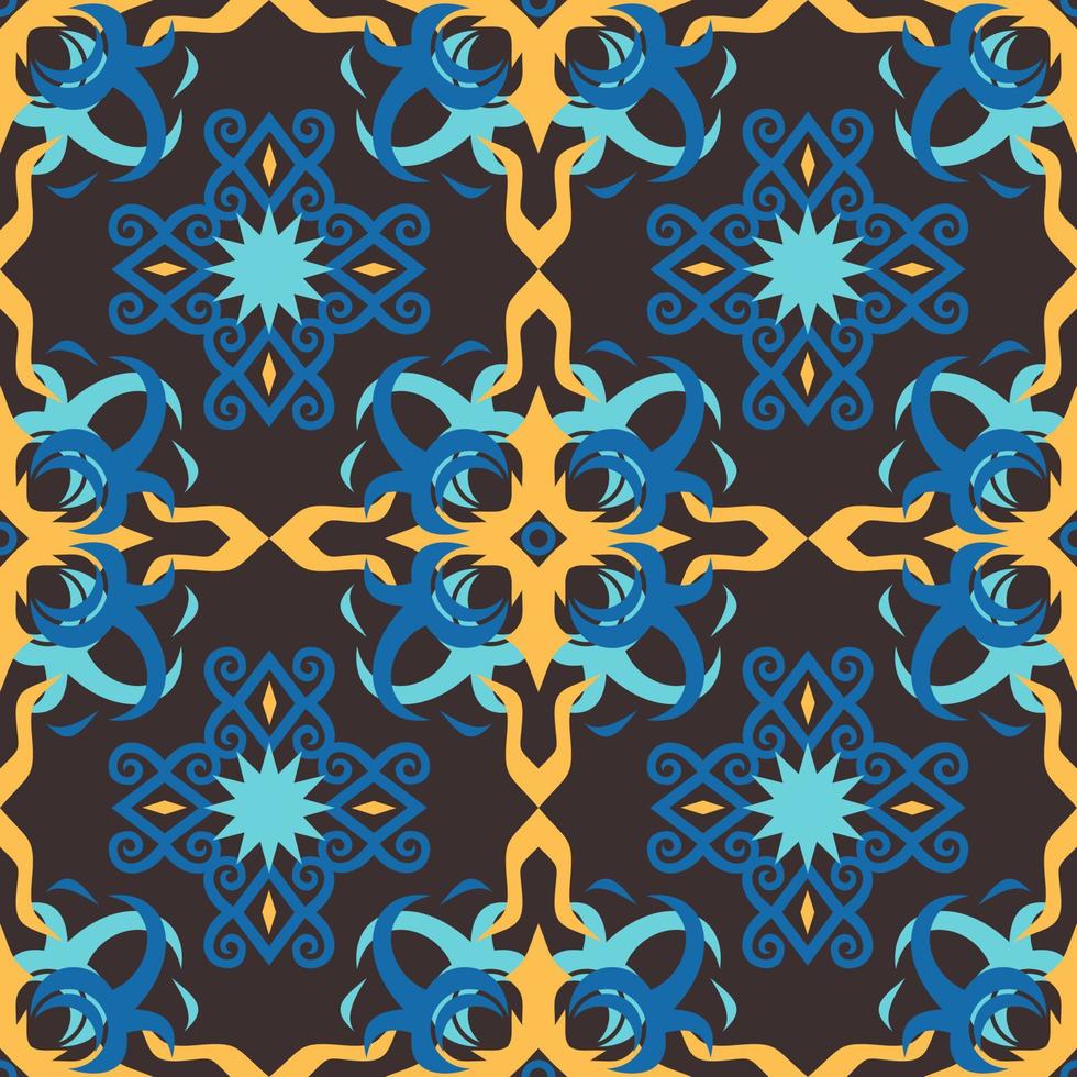 Seamless patern of dayak ethnic pattern.traditional Indonesian fabric motif.borneo pattern. vector design inspiration. Creative textile for fashion or cloth