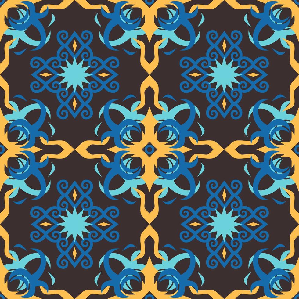 Seamless patern of dayak ethnic pattern.traditional Indonesian fabric motif.borneo pattern. vector design inspiration. Creative textile for fashion or cloth