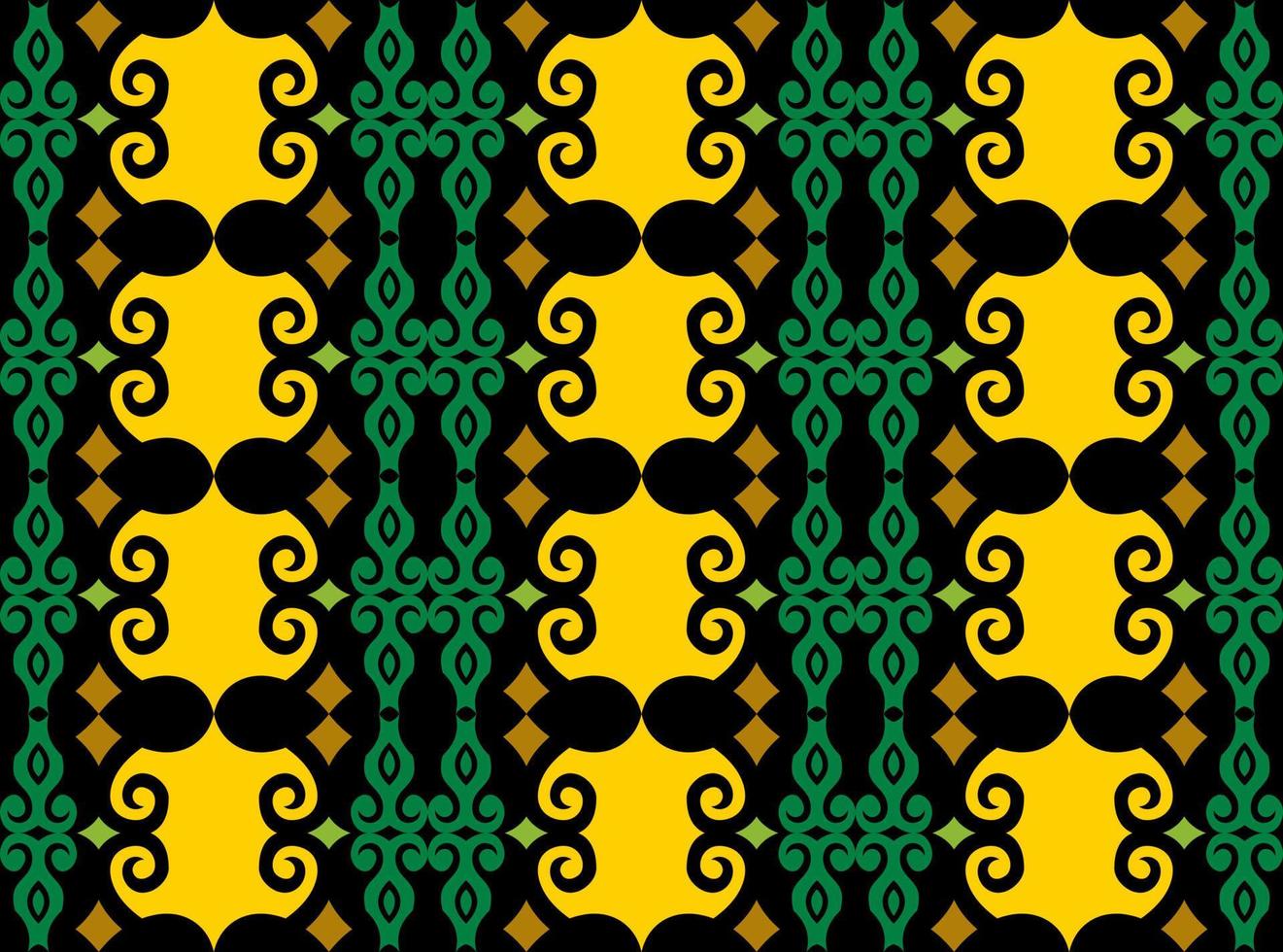 patrón sin costuras de patrón étnico dayak.motivo de tela indonesia tradicional.patrón de borneo. inspiración de diseño vectorial. textil creativo para moda o tela vector