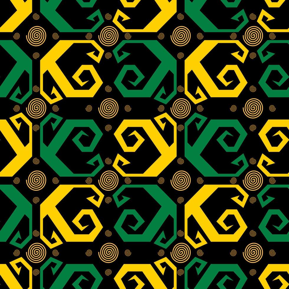 Seamless patern of dayak ethnic pattern.traditional Indonesian fabric motif.borneo pattern. vector design inspiration. Creative textile for fashion or cloth