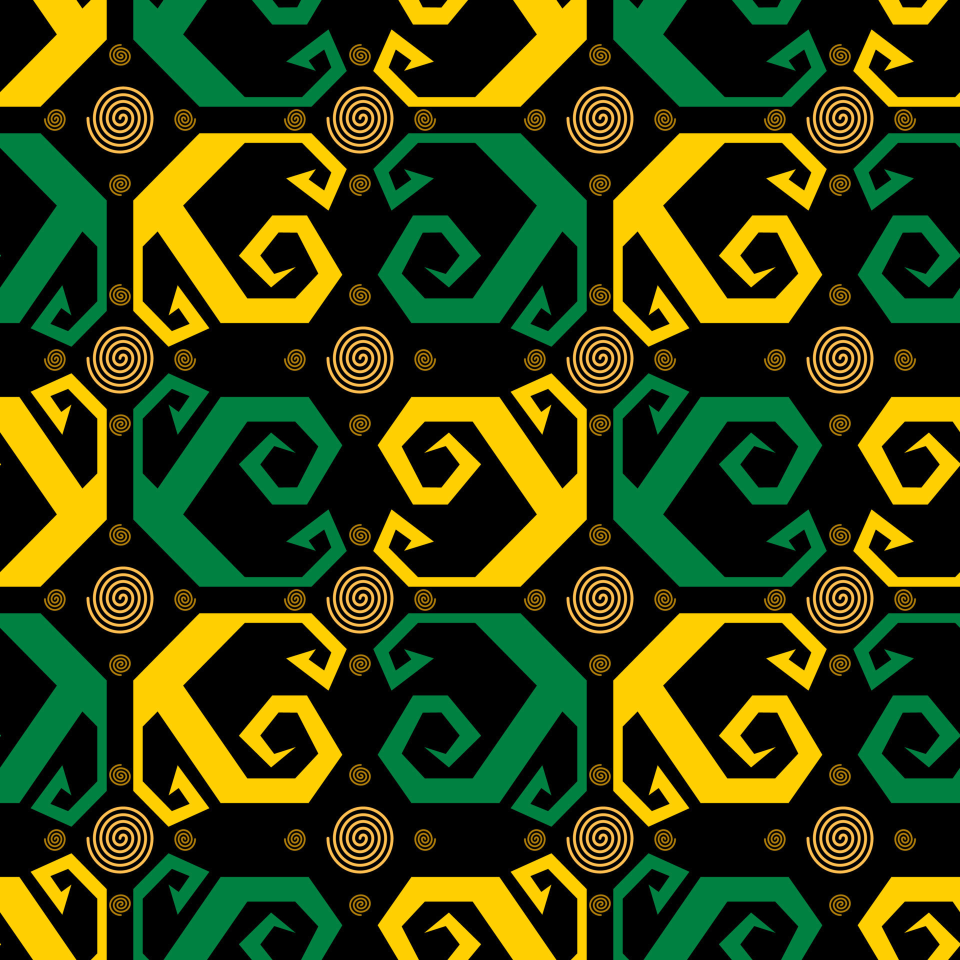 Seamless patern of dayak ethnic pattern.traditional Indonesian fabric