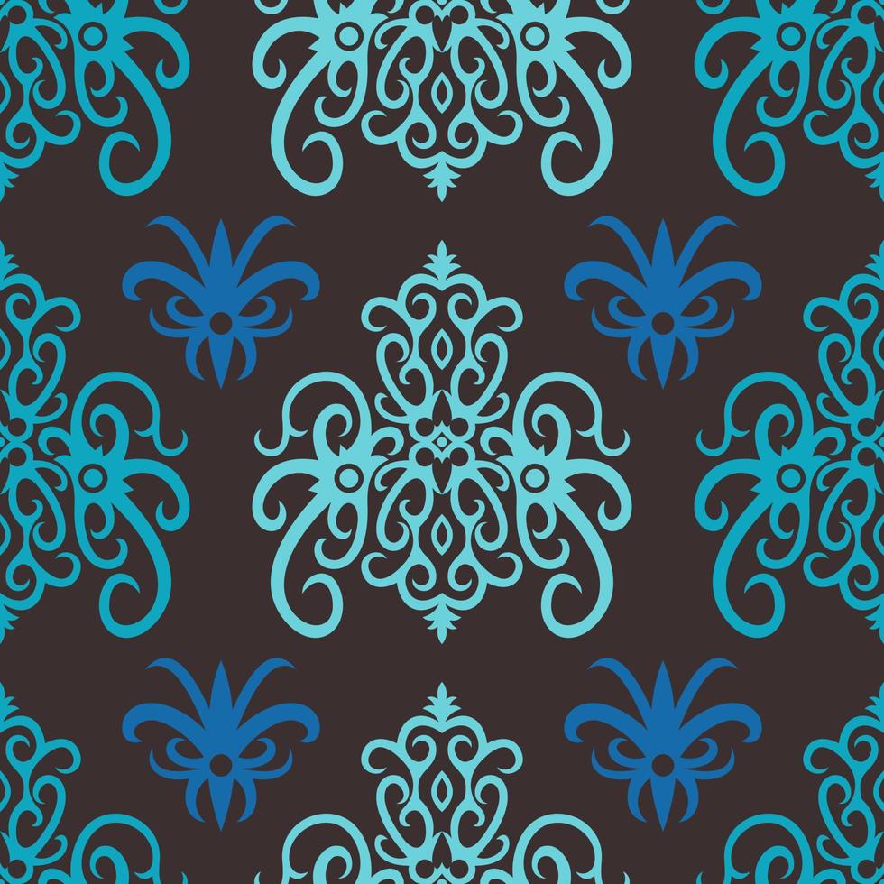Seamless patern of dayak ethnic pattern.traditional Indonesian fabric motif.borneo pattern. vector design inspiration. Creative textile for fashion or cloth