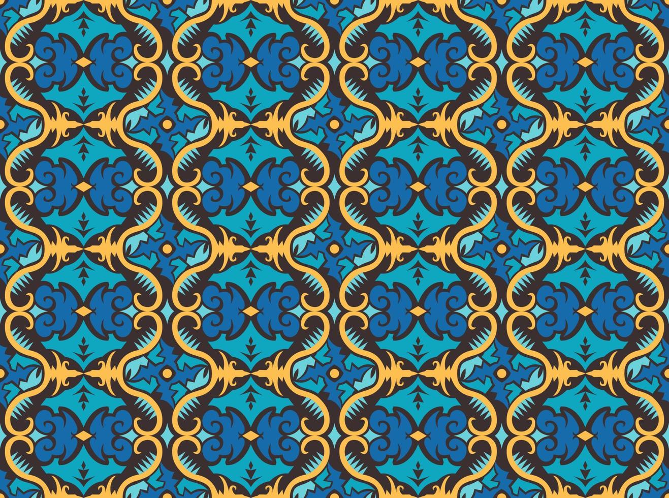 Seamless patern of dayak ethnic pattern.traditional Indonesian fabric motif.borneo pattern. vector design inspiration. Creative textile for fashion or cloth