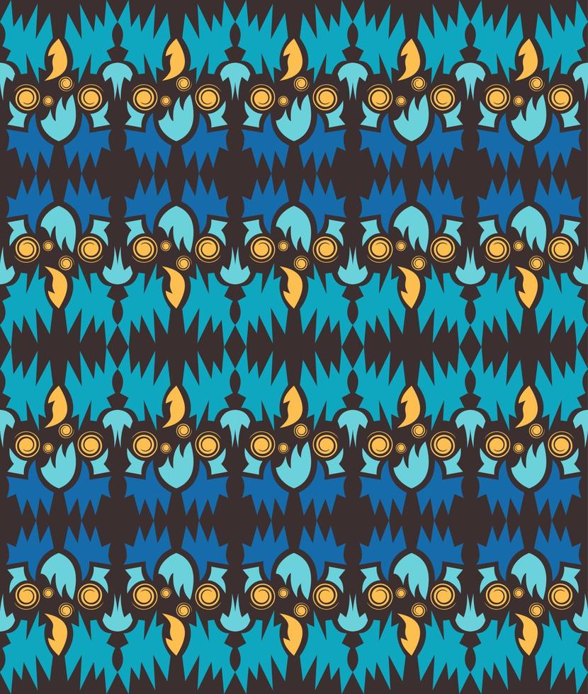 Seamless patern of dayak ethnic pattern.traditional Indonesian fabric motif.borneo pattern. vector design inspiration. Creative textile for fashion or cloth