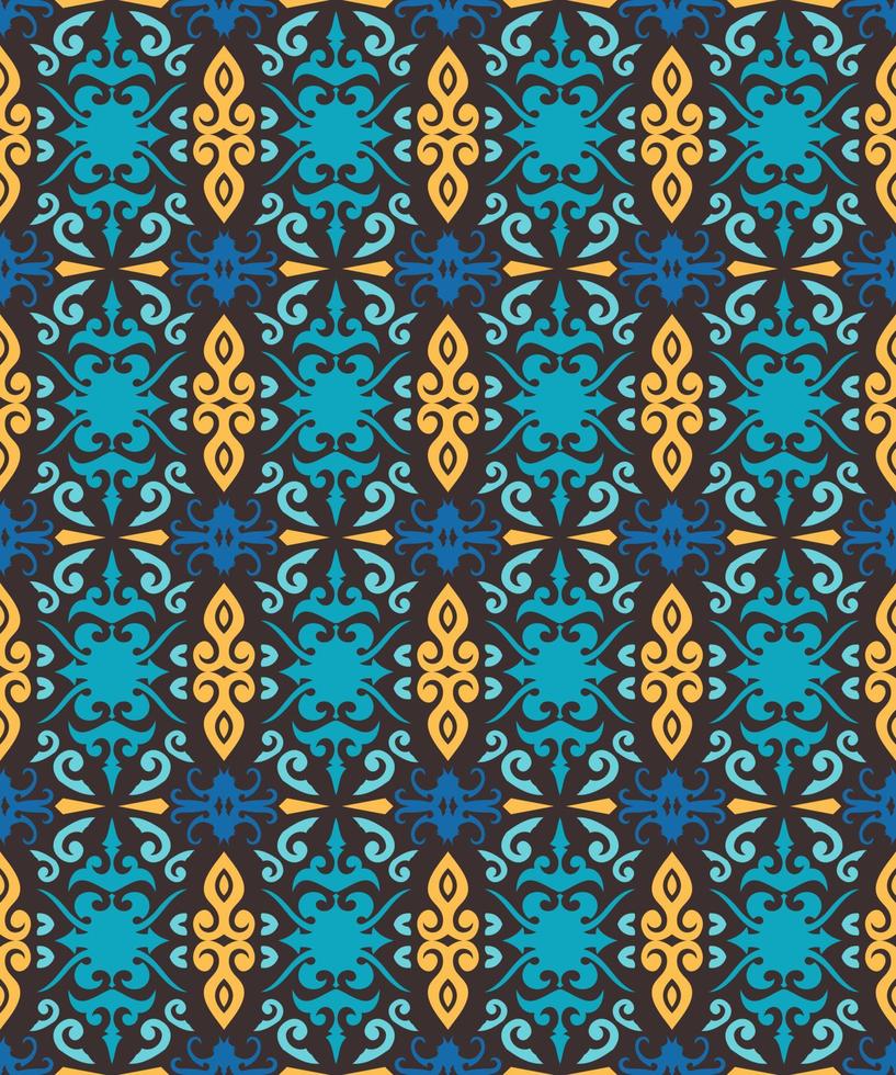 Seamless patern of dayak ethnic pattern.traditional Indonesian fabric motif.borneo pattern. vector design inspiration. Creative textile for fashion or cloth