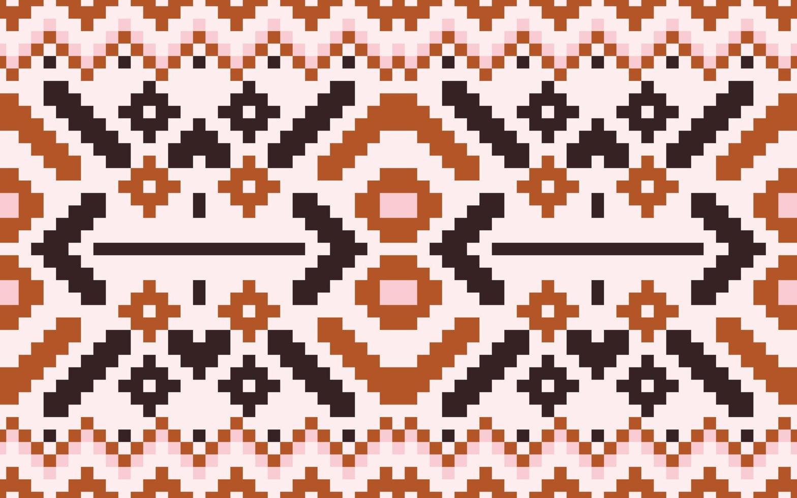 hermoso patrón abstracto étnico azteca sin costuras en bordado tribal, folclórico, diseño de arte chevron. estampado de adornos de arte geométrico.diseño para alfombras, papel tapiz, ropa, envoltura, tela, vector