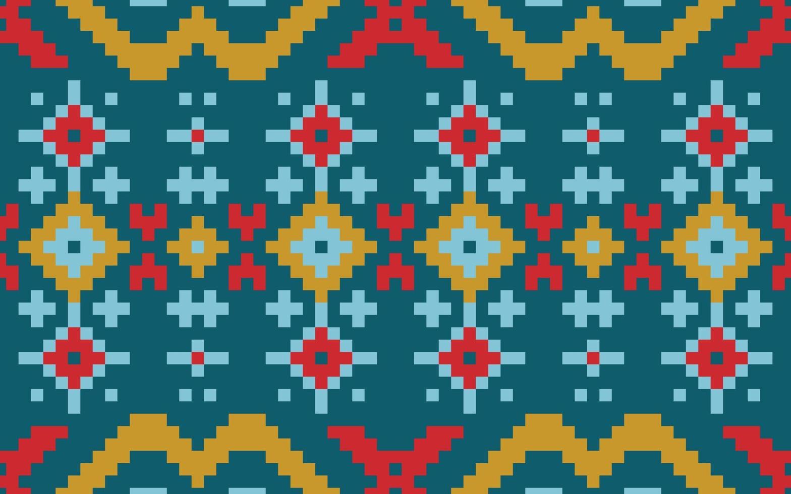 hermoso patrón abstracto étnico azteca sin costuras en tribal, bordado popular, impresión de ornamento de arte geométrico de chevron. diseño para tela estampada africana, alfombra, papel tapiz, ropa, envoltura, vector