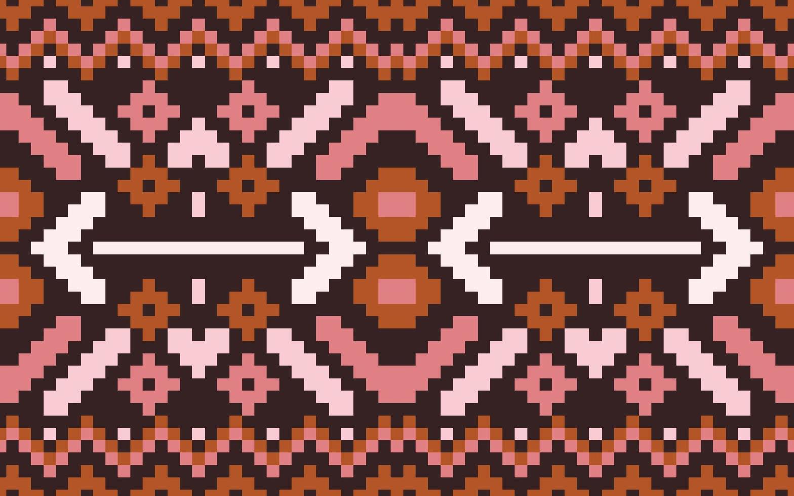 hermoso patrón abstracto étnico azteca sin costuras en bordado tribal, folclórico, diseño de arte chevron. estampado de adornos de arte geométrico.diseño para alfombras, papel tapiz, ropa, envoltura, tela, vector