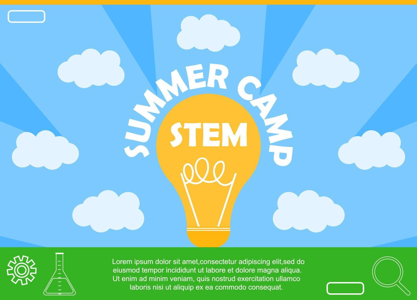STEM Summer Camp 2 vector