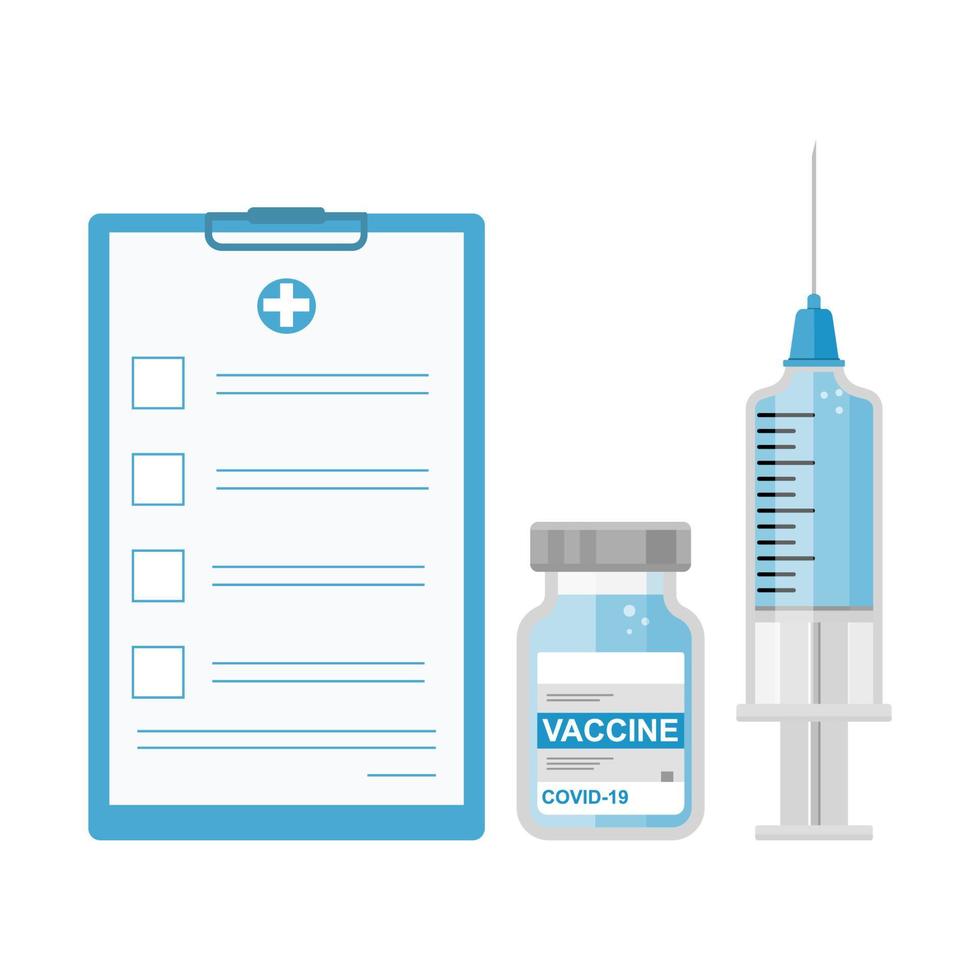 conjunto de elementos para la vacunación vector