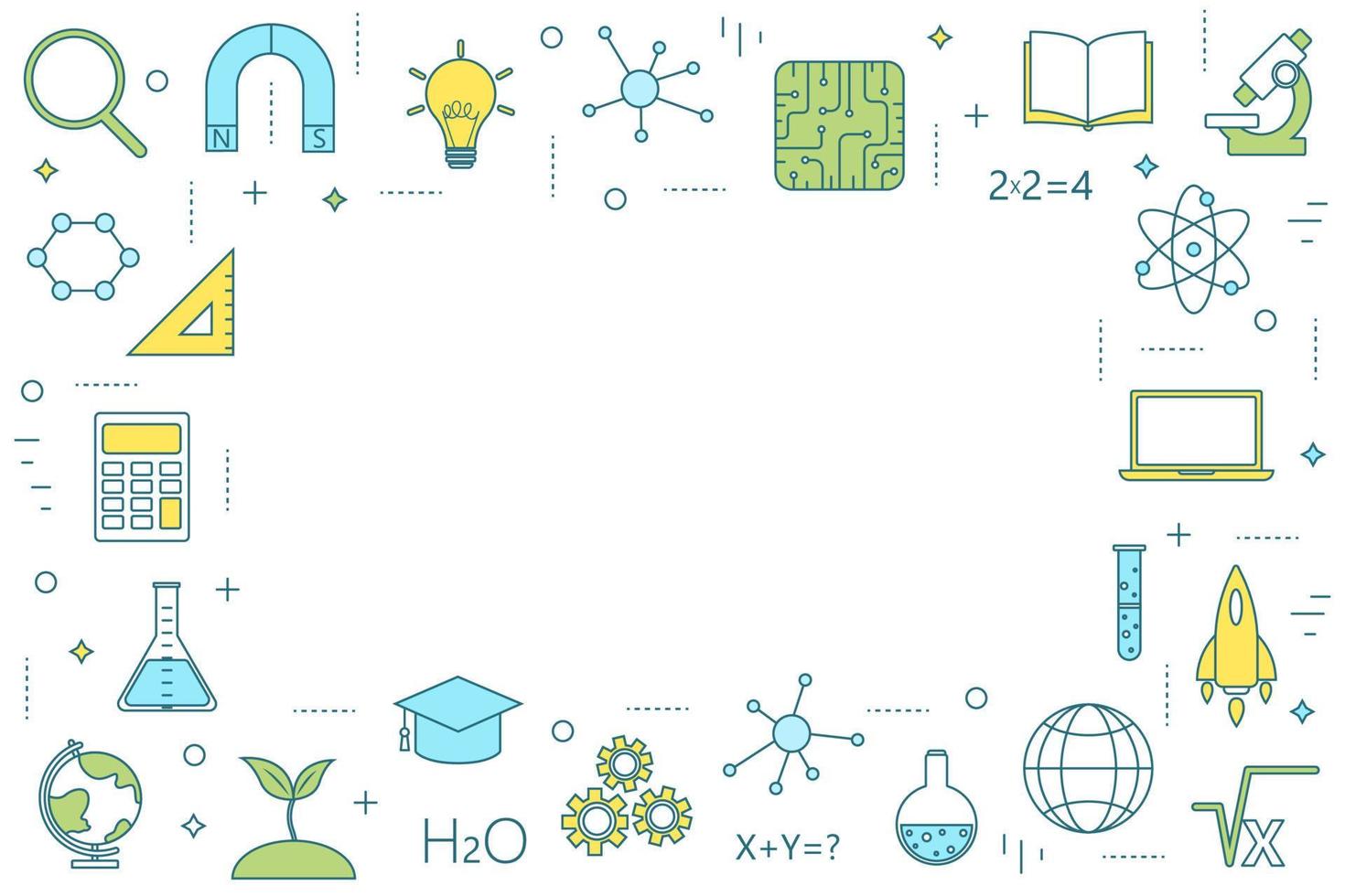 Education school banner vector