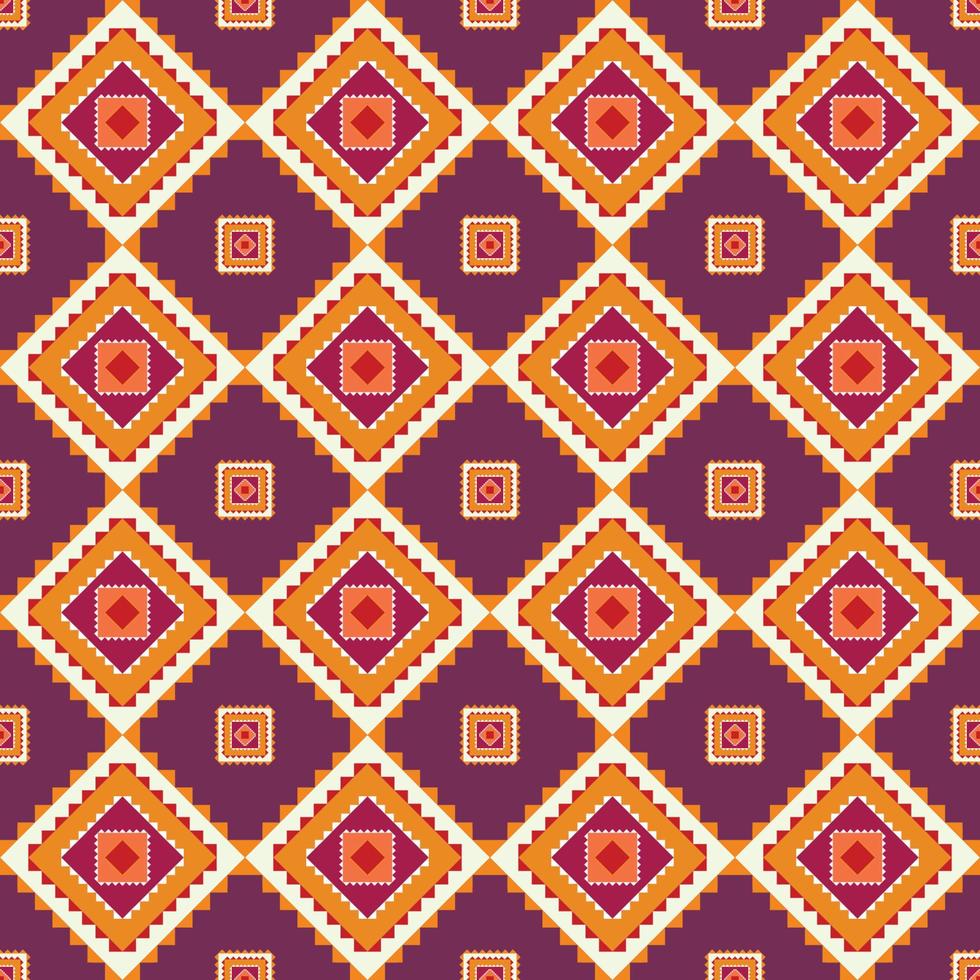 Geometric ethnic oriental seamless pattern traditional vector