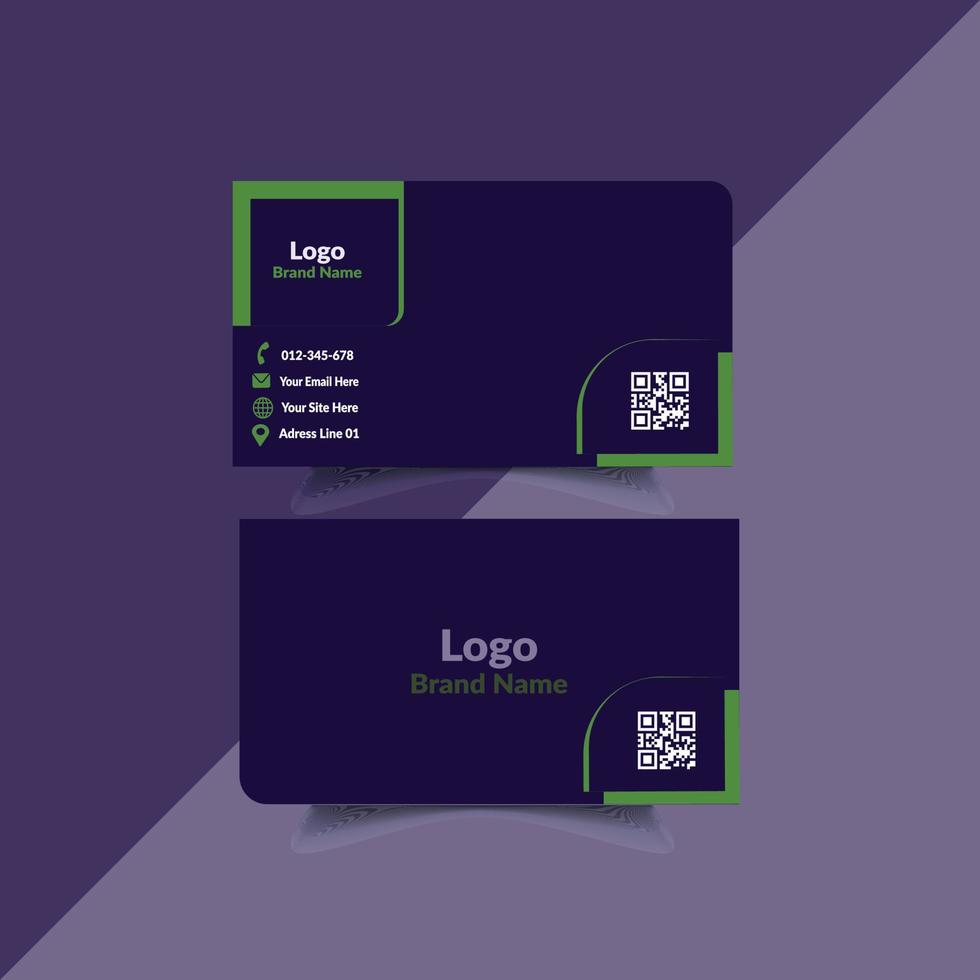 Creative Business Card Template Design vector