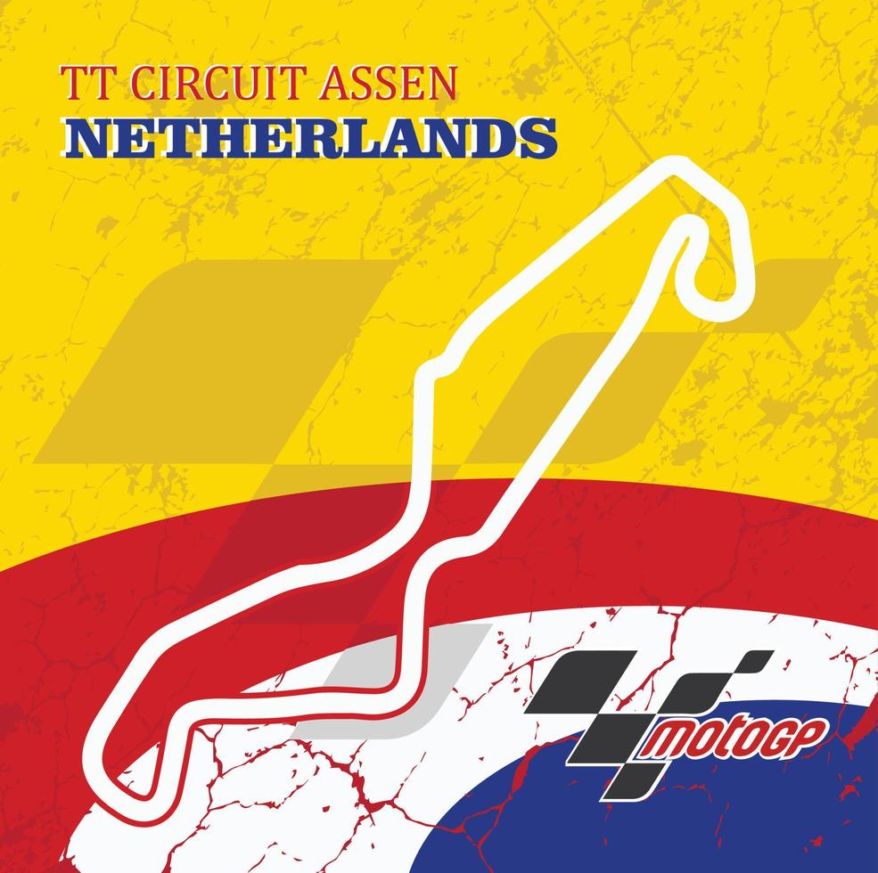 TT circuit assen netherlands logo design. for various purposes with vector files