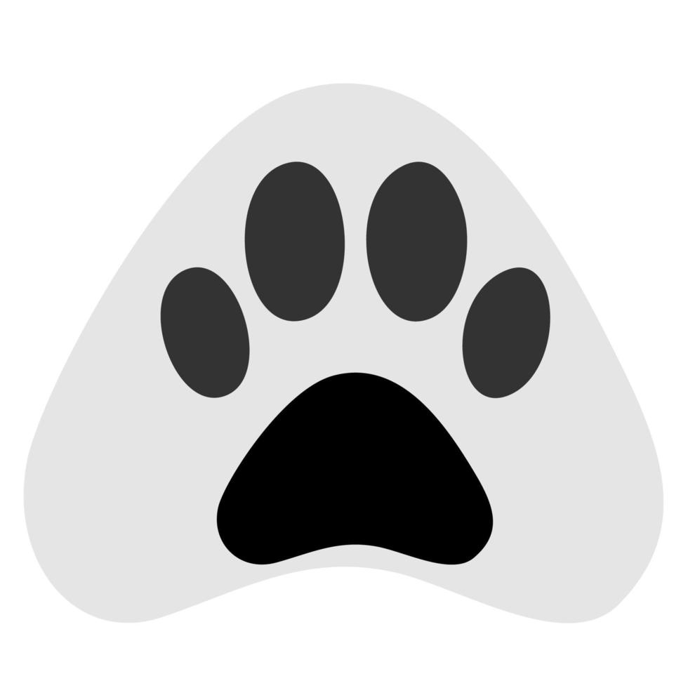 paws, dogs, bears, cats and mammals vector