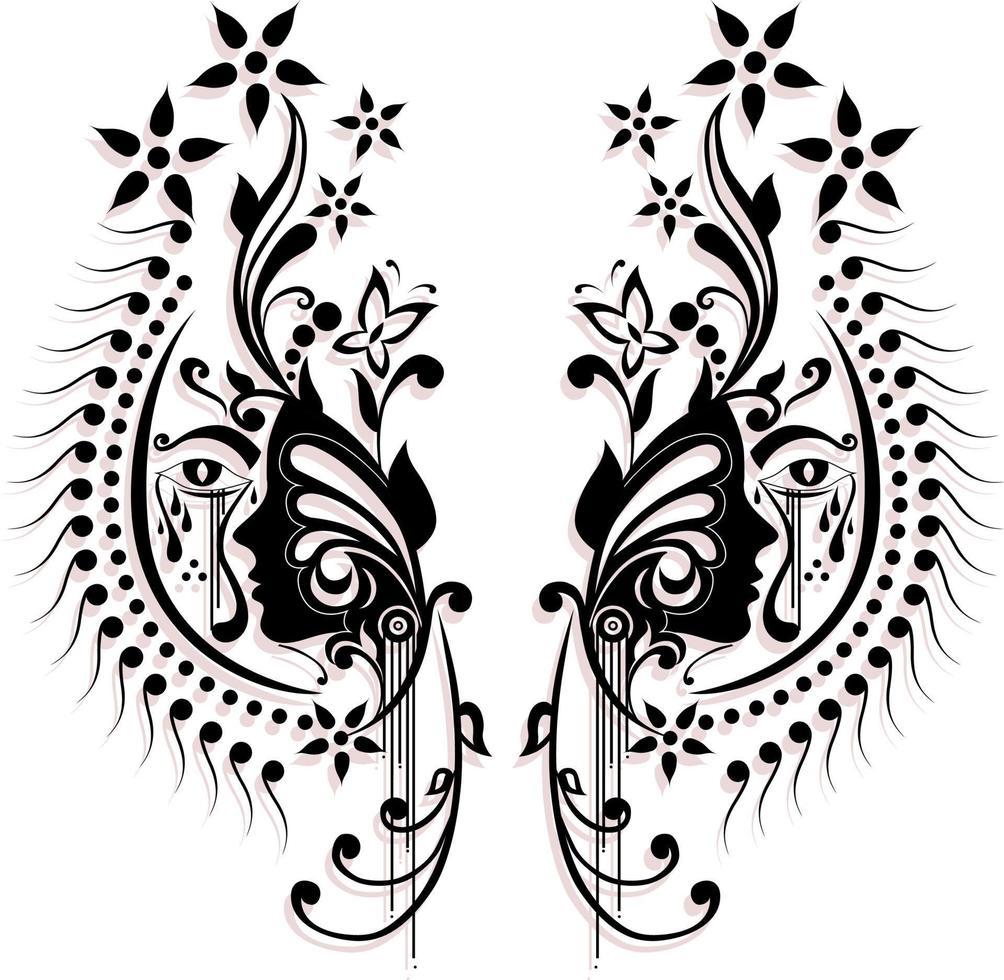 Abstract Tribal Design vector