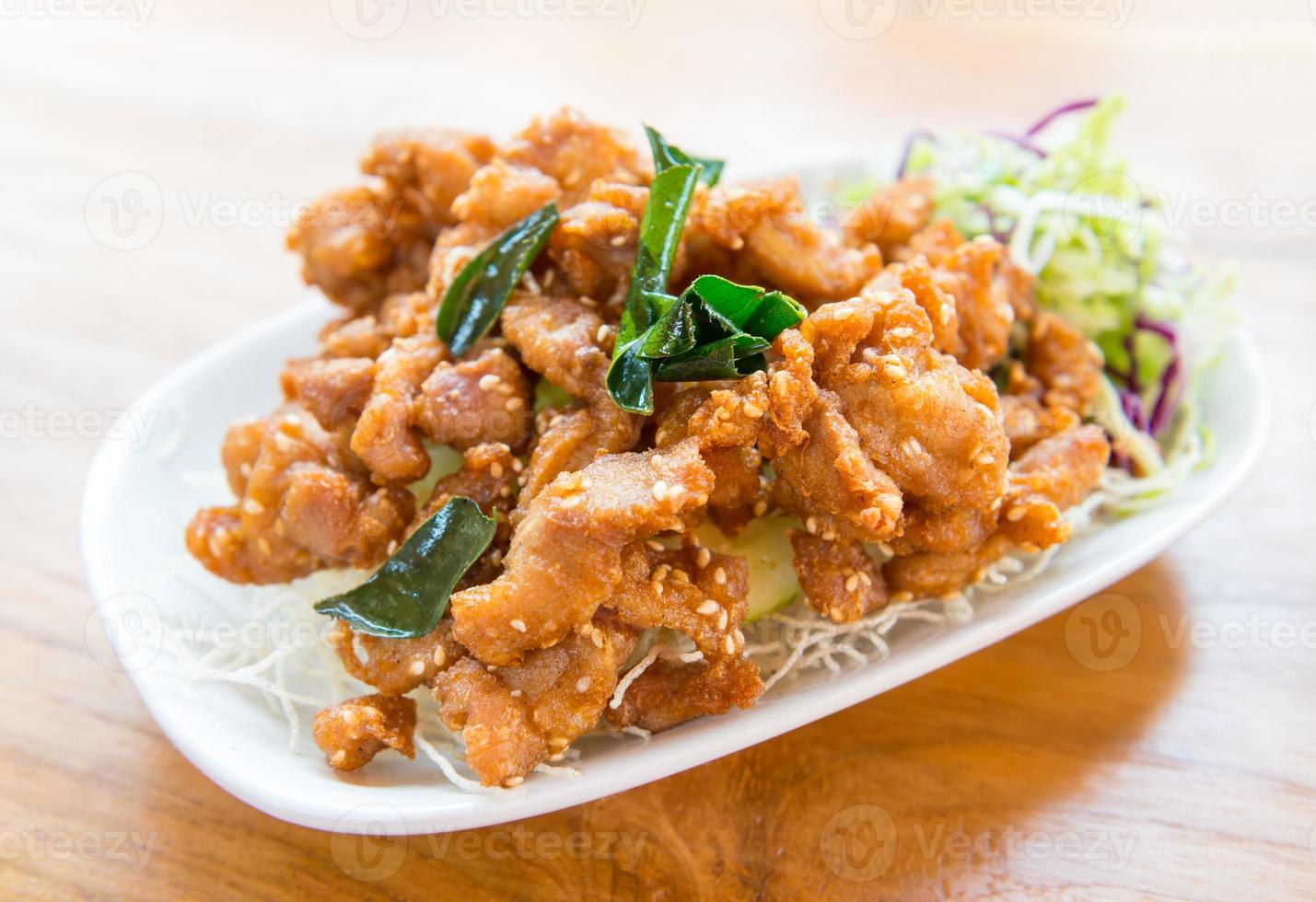 deep fried chicken tendons photo