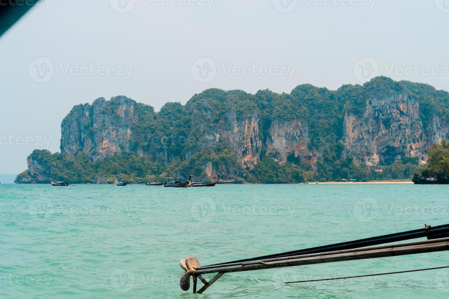 boat trip,Island and sea views from a long-tail boat photo