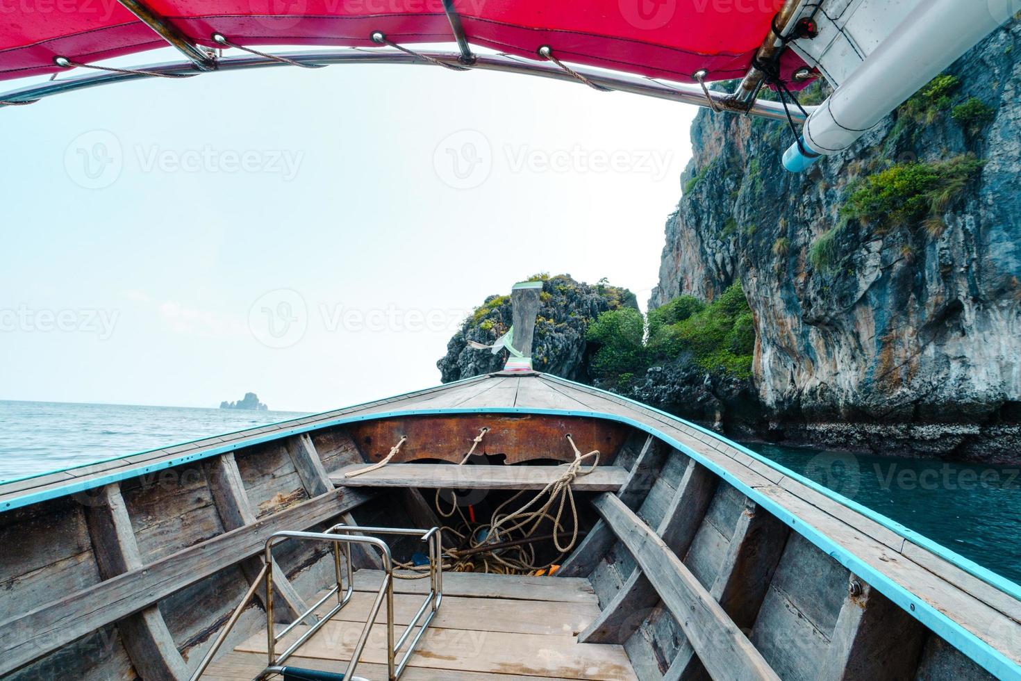 Boat trips on the seas and islands,Travel on a long-tail boat photo