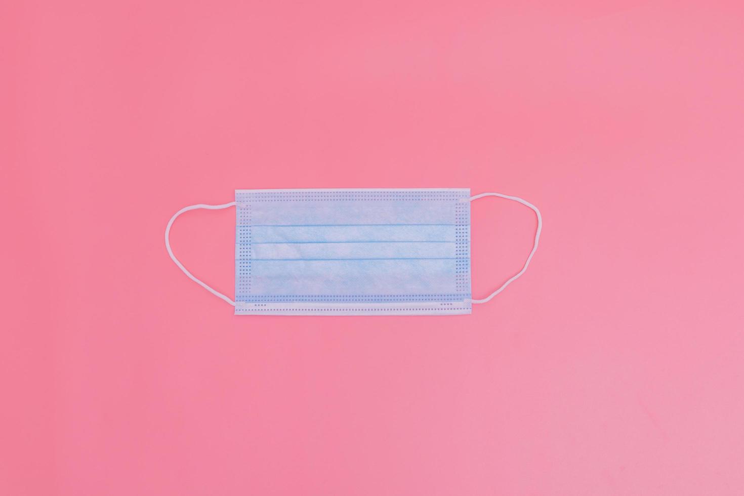 blue mis on a pink background photo